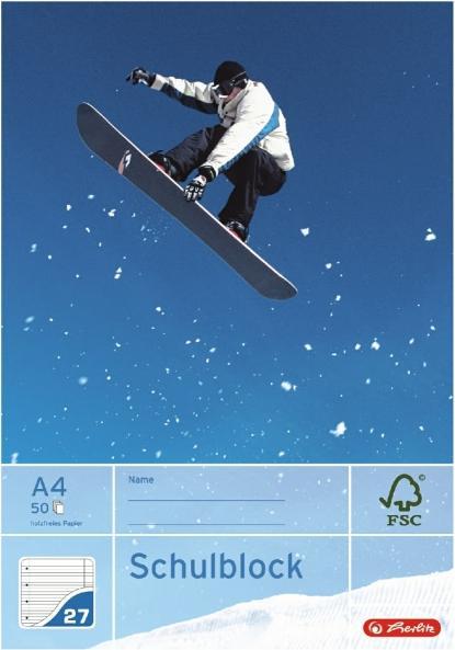 Actual product image Herlitz 216275 Notebook (A4, Lined, Hardcover)