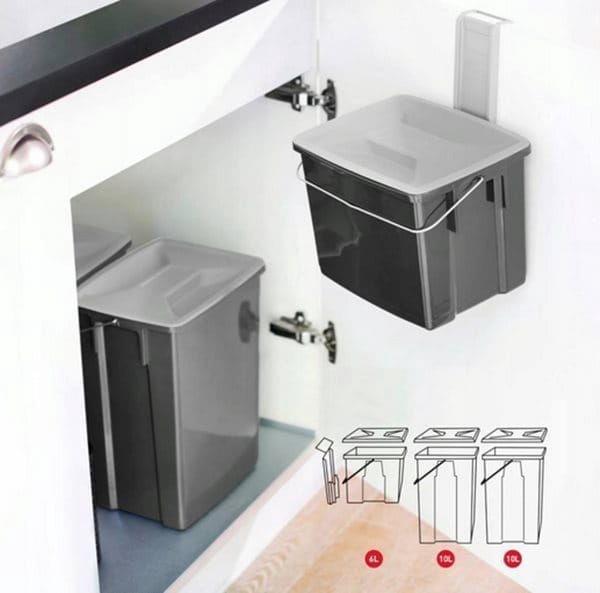 Produktbild Curver Bioboxrefuse Bin Set 3pcs Anthracite (6 l)
