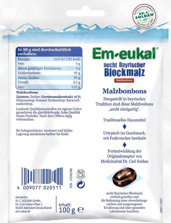 Image du produit Soldan aecht Bayrischer Blockmalz (1 pcs, 100 g)