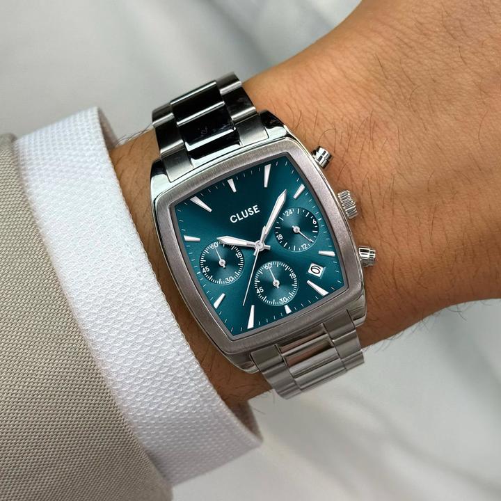 Produktbild Cluse Quartaut Chrono Silver (Chronograph, 35 mm)