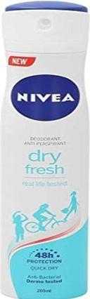 Immagine prodotto NIVEA DRY COMFORT FRESH deo vapo 200 ml (Getto vaporizzato, 200 ml)