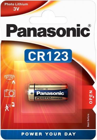Productafbeelding Panasonic Fotolithium CR123 (100 Pcs., CR123A)