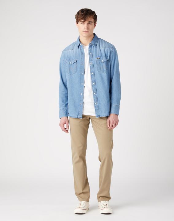 Actual product image Wrangler Greensboro (New Arizona) Pant Straight Fit Lead Gre (W32/L32)