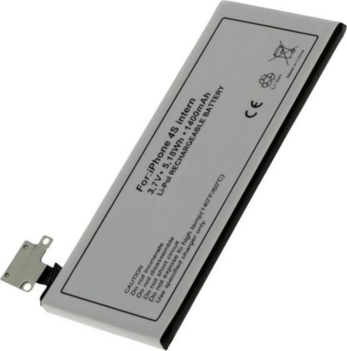 Actual product image AccuCell Apple iPhone 4S Battery, 616-0579, GB-S10-423282-0100