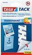 Produktbild tesa TACK doppelseitige Klebebads, transparente Klebestreifen (0.02 kg)