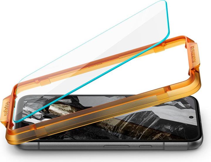 Actual product image Spigen GLAS.tR Align Master Google Pixel 8a Glass Screen Protector 2PCS (2 Piece, Google Pixel 8a)
