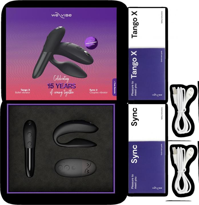 Produktbild We-Vibe Toy-Set „15th Anniversary Collection“ mit Sync 2 und Tango X
