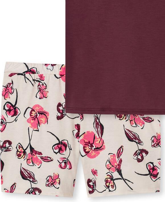Actual product image Schiesser Modern Floral pajamas short (44)