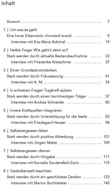Nutritional values and ingredients Chronisch hoffnungsvoll (German, Kerstin Wendel, 2021)