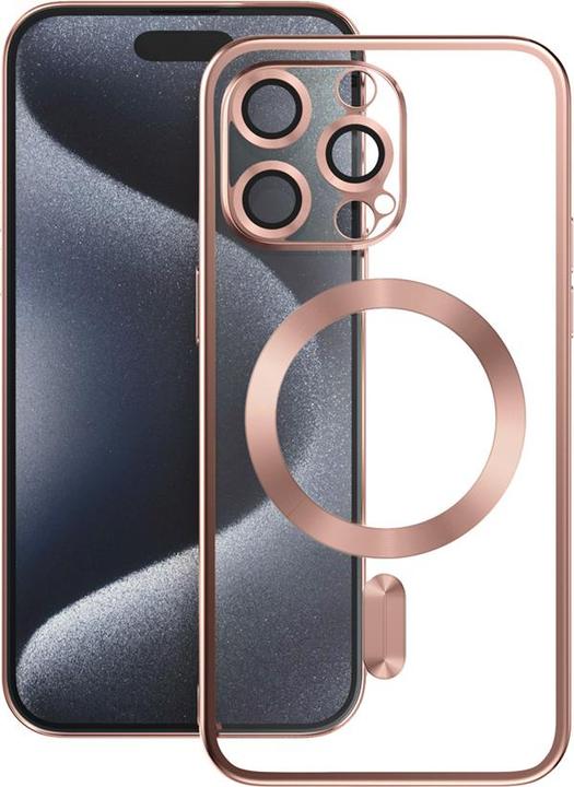 Image du produit Vmax Coque en TPU pour iPhone 15 Pro Max 6,7" or rose (Apple iPhone 15 Pro Max)