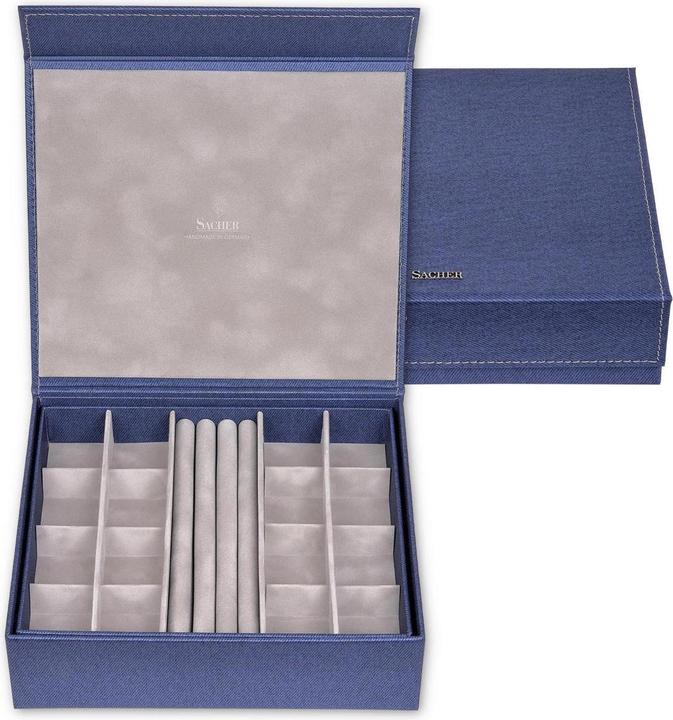 Image du produit Sacher N3.517.231021 - Boîte à bijoux Nora denim bleu