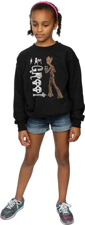Produktbild Universal Textiles I Am Teenage Groot Sweatshirt Mädchen (152, 158)