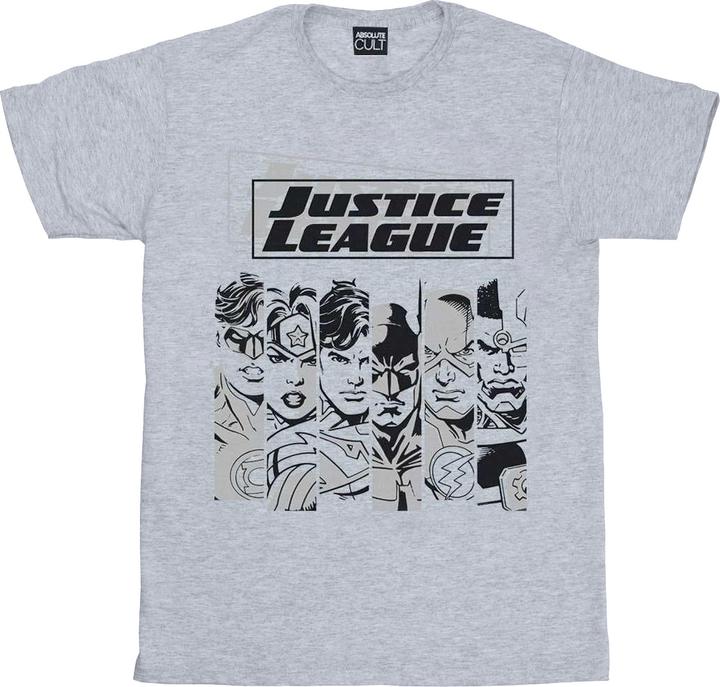 Immagine prodotto Justice League Stripes Maglietta Uomo (L)