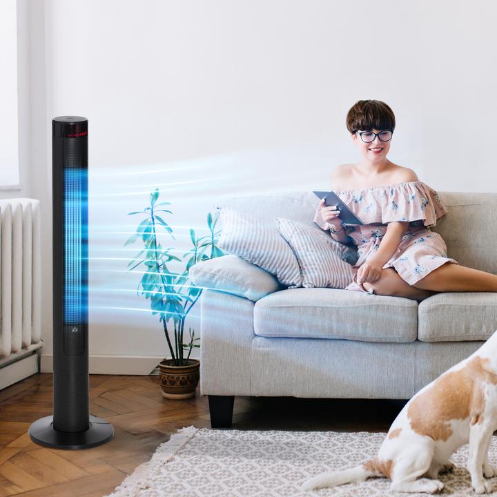 Image du produit Homcom Ventilateur de tour avec télécommande