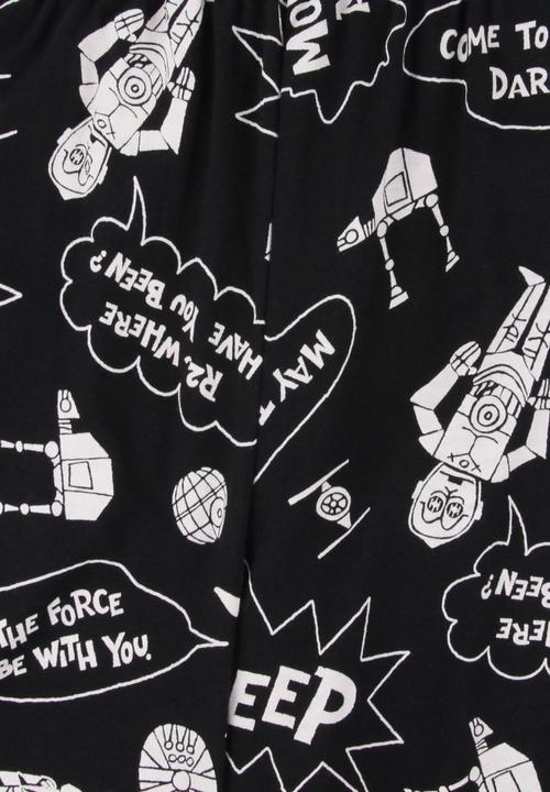 Actual product image Recovered Star Wars Character Comic Black Loungepant L (L)