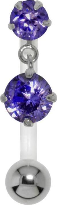 Violet, Argent, Transparent