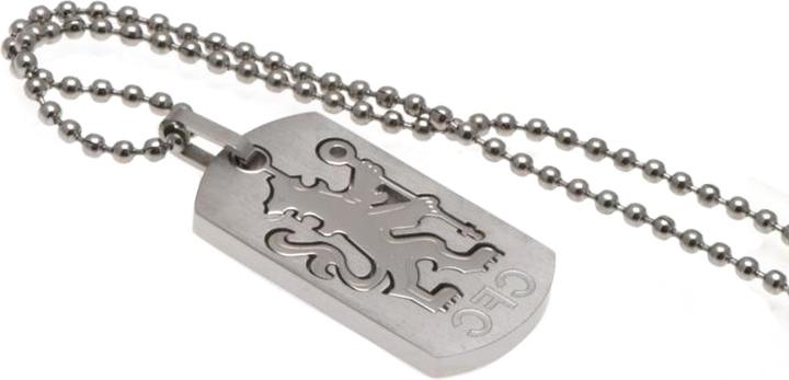Produktbild Chelsea FC Erkennungsmarke und Kette Edelstahl (100% Sterling Silber)