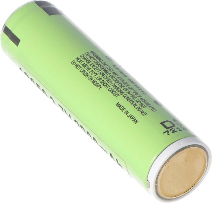 Actual product image Panasonic NCR18650 PF battery - PCB protected (1 pcs., 2900 mAh, Rechargeable battery)