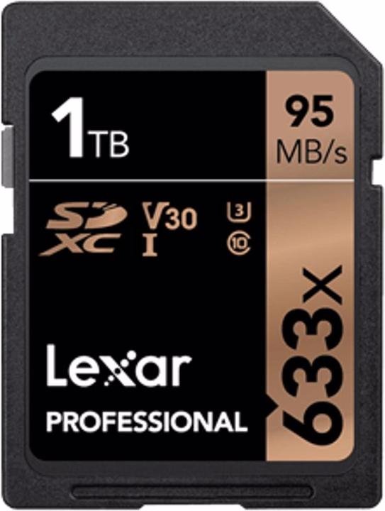 Produktbild Lexar Professional 633x (1000 GB, SDXC, U3, UHS-I)
