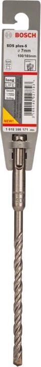 Immagine prodotto Bosch Professional Zubehör Trapano a percussione SDS plus-5, 7 x 100 x 165 mm (7 mm)