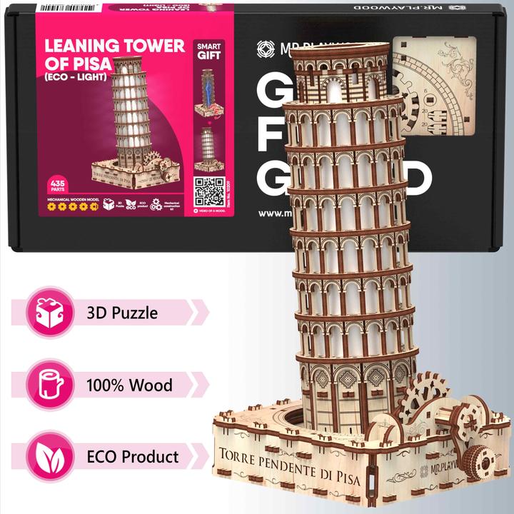 Immagine prodotto Mr Playwood : Torre pendente di Pisa - Ecolight