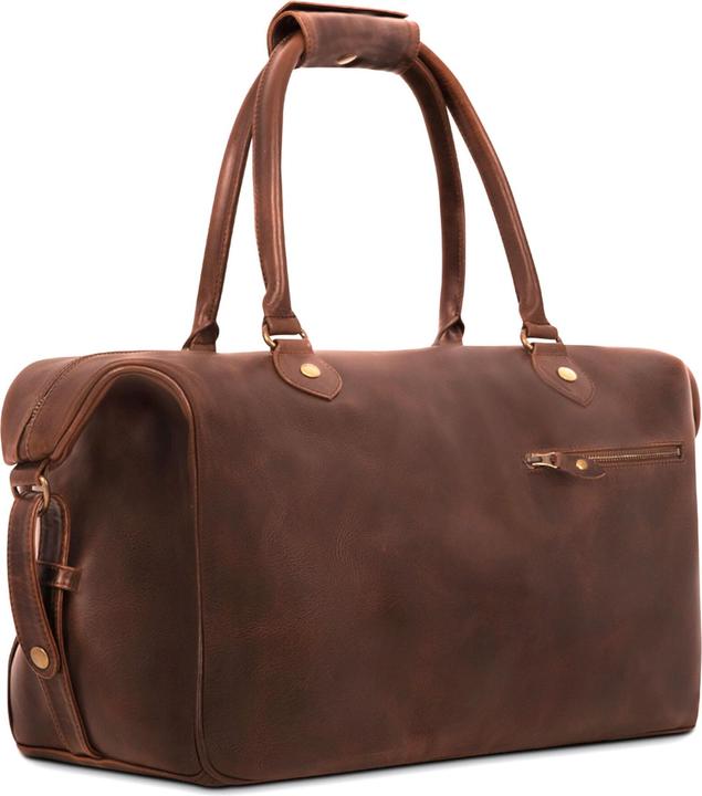 Produktbild Buckle & Seam Leder Weekender Linwood Braun / (37 l, Handgepäck (bis 50l))
