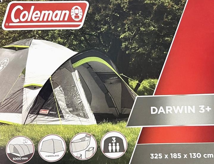 Image du produit Coleman Darwin 3+ (Tente igloo, 4.90 kg, 3 personnes)