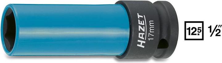 Produktbild HAZET Schlag-, Maschinenschrauber Steckschlüsseleinsatz ∙ Sechskant 903SLG-17 ∙ Vierkant12,5 mm (1/… (17 mm)
