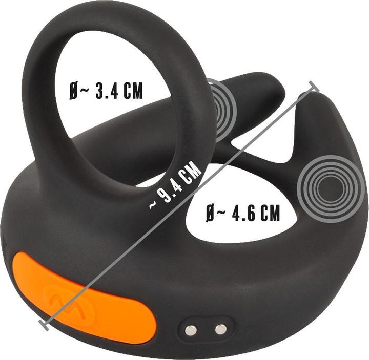 Image du produit Rebel Stimulateur de scrotum RC avec vibrations (4.60 cm)