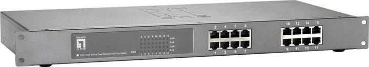 Immagine prodotto LevelOne FEP-1612W380 16-Port Fast Ethernet PoE Switch 802.3at PoE+ 380W (16 Porti)