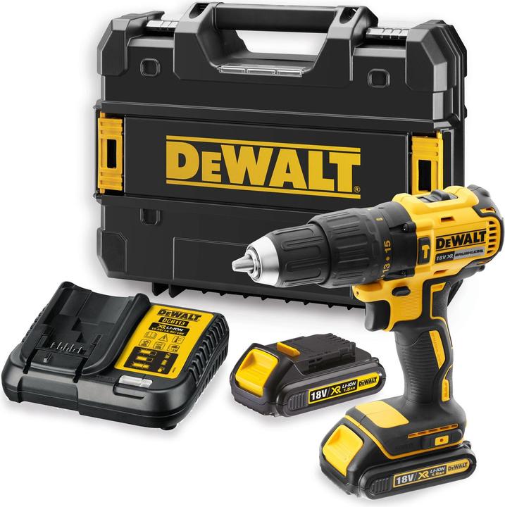 Image du produit DeWalt Perceuse à percussion 18VAh (Fonctionnement sur batterie)