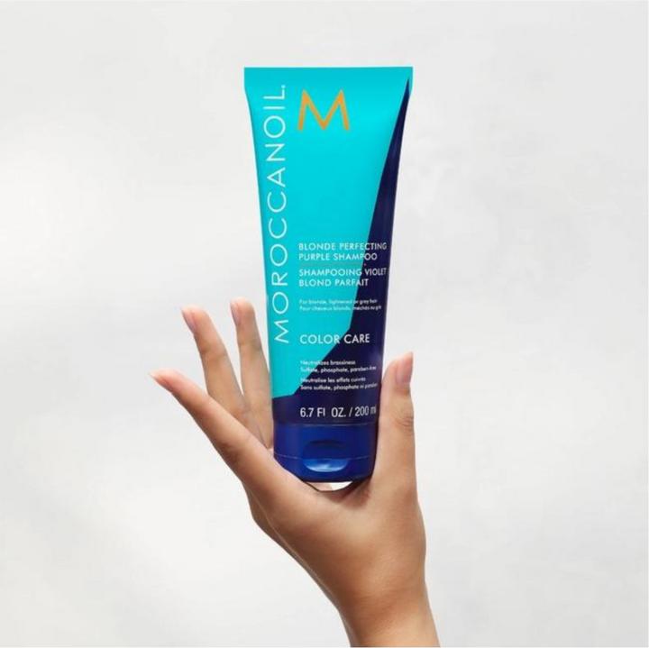 Produktbild Moroccanoil Color Care Blonde Perfecting Purple (200 ml, Silbershampoo)