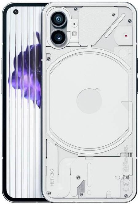 Produktbild Nothing Phone (1) (8GB) (256 GB, Weiss, 6.55", Dual SIM, 50 Mpx, 5G)