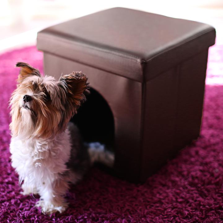 Relaxdays Cuccia per cani e gatti pouf sgabello