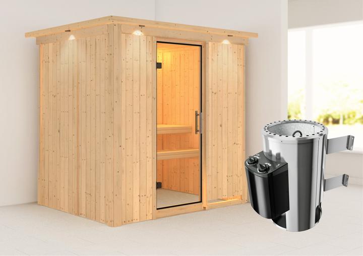Actual product image Karibu Fanja with roof wreath (Plug & Play 3.6 KW internal control)
