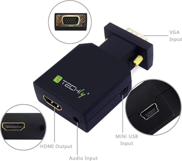 Image du produit Techly Convertisseur d'interface vidéo