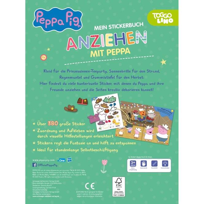Actual product image Peppa Pig My Sticker Book Dress Up with Peppa