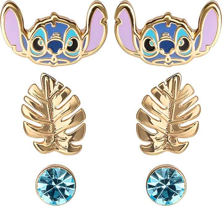 Immagine prodotto Peers Hardy STITCH - Blu e oro - 3 paia di scarpe da ginnastica - Laiton placcato (Argento)