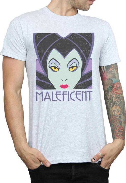 Immagine prodotto Disney Maleficent Cropped Head Maglietta Uomo (S)