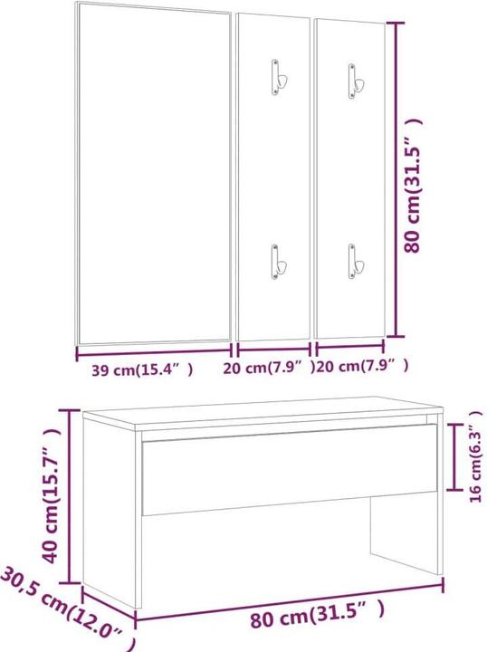 Actual product image VidaXL Benjamin