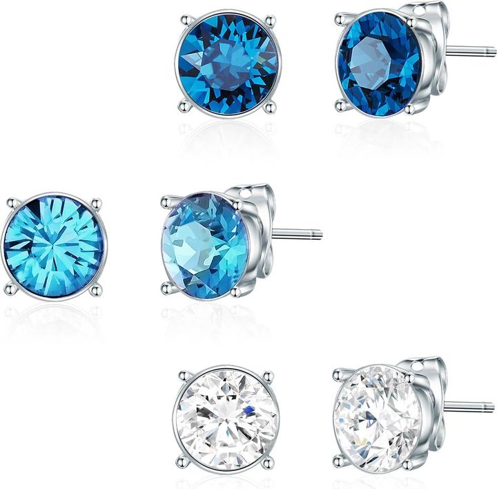Actual product image Lulu & Jane Ladies metal alloy decorated with crystals by Swarovski® silver - 29655 (Metal alloy)