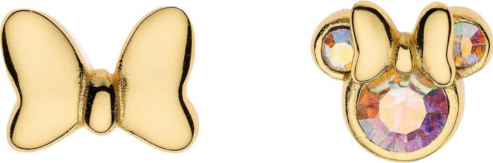 Actual product image Disney Gold-plated Minnie Mouse stud earrings with crystals ES00073YRCL.CS (925 silver)