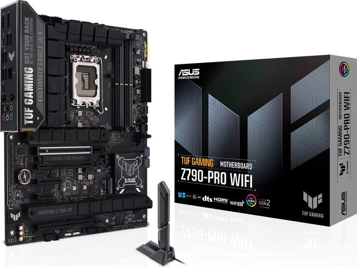 Productafbeelding ASUS TUF GAMING Z790-PRO WIFI (LGA 1700, Intel Z790, ATX)