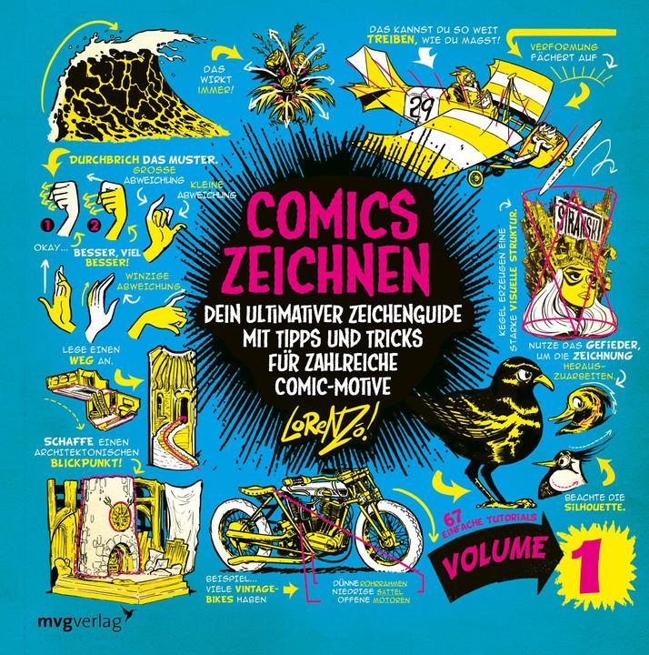 Immagine prodotto Comics zeichnen – 67 einfache Tutorials (Volume 1) (Tedesco, Lorenzo Etherington, 2022)
