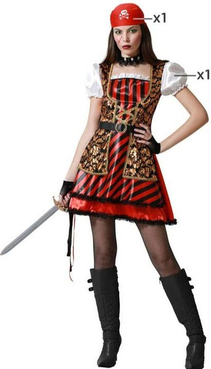 Actual product image Carnival Toys Red pirate costume (XS)
