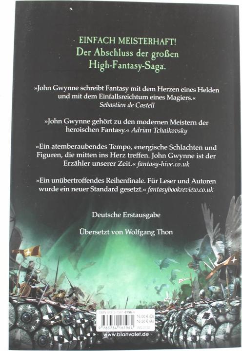 Produktbild Die Zeit der Finsternis - Blut und Knochen 3 (Deutsch, John Gwynne, 2021)