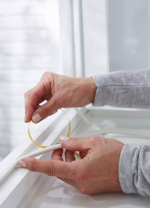 Actual product image tesa tesamoll CLASSIC P-profile window seal, rubber seal for insulation