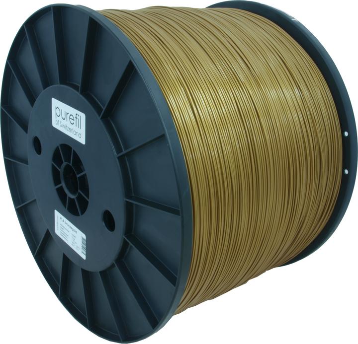 Purefil PLA filament (PLA, 1.75 mm, 10000 g, Gold)