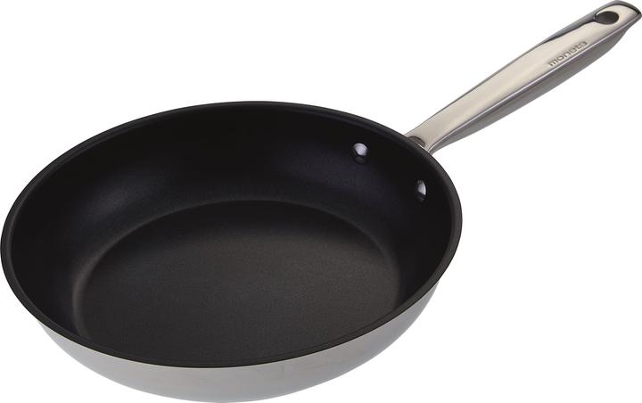 Actual product image Moneta Agreement Frying Pan 28 cm, Stainless Steel for Each hob (28 cm, Frying pan, Stainless steel)