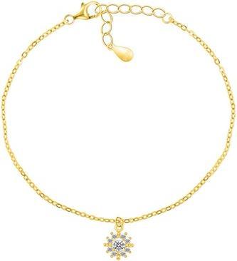 Image du produit Brilio Argent - Beau bracelet plaqué or avec zircons BRC51Y